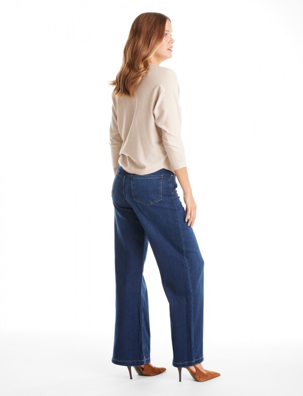 Buzo Dolman Escote V BEIGE CLARO