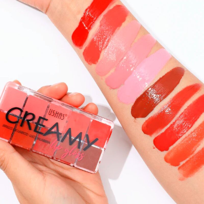 Ushas - Petaca Brillo Labial Cremoso 10 Colores #2 Ushas - Petaca Brillo Labial Cremoso 10 Colores #2