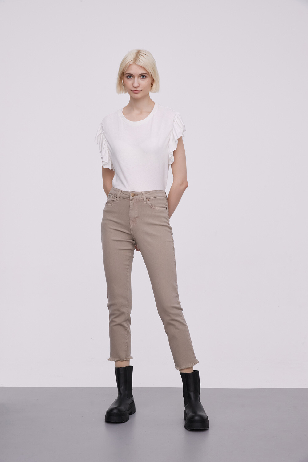 Pantalon Argus Taupe / Mink / Vison