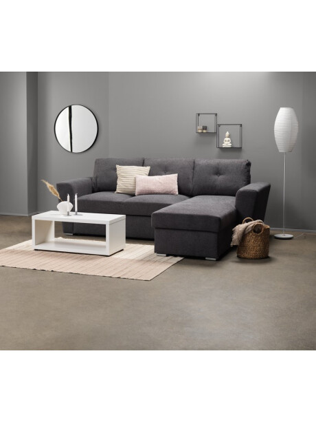 Sofá cama VEJLBY chaise longue gris osc Sofá cama VEJLBY chaise longue gris osc