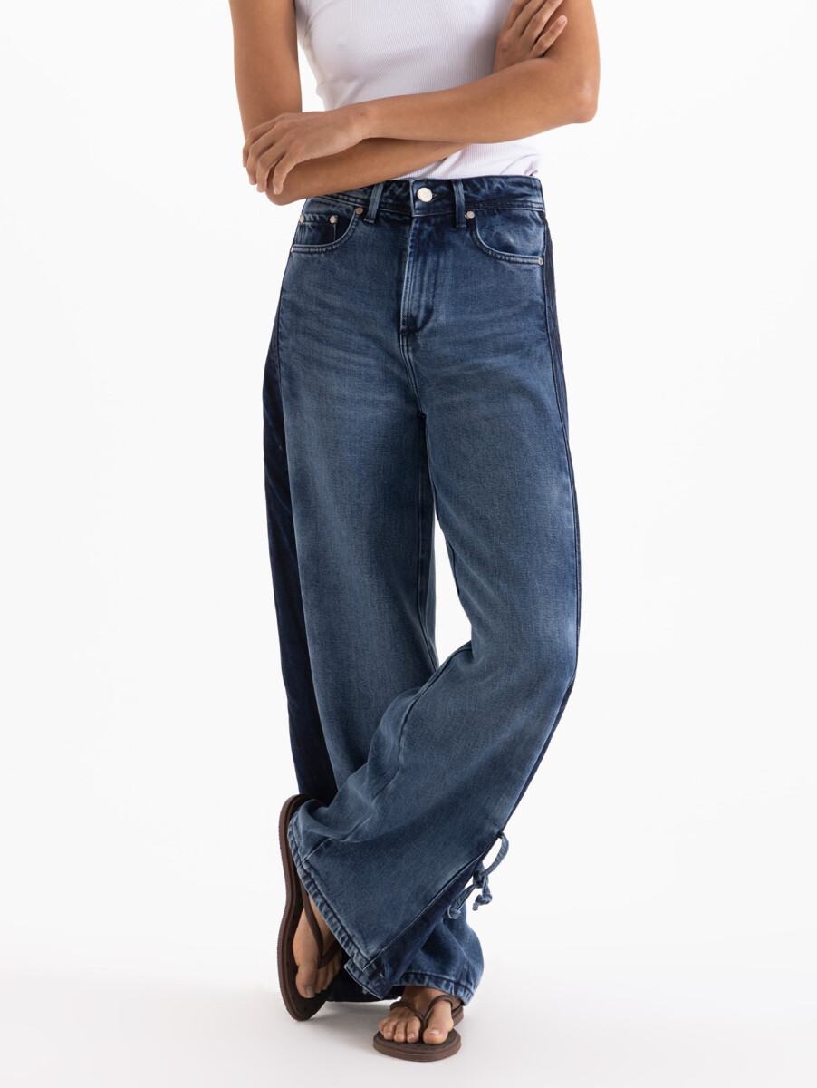 JEANS ROSES BOW 