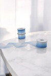Cinta organza degrade - 23 mts AZUL