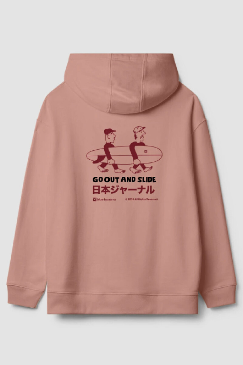 Hoodie Blue Banana - Coast Peach