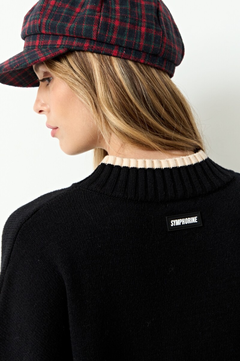 Sweater rib negro