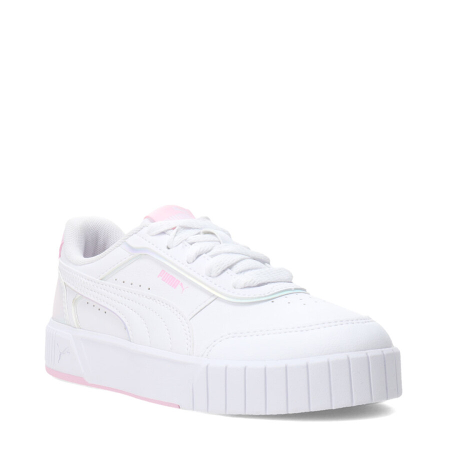 Championes de Niña Puma Carina Mia Holo 2.0 Ps Blanco - Rosado