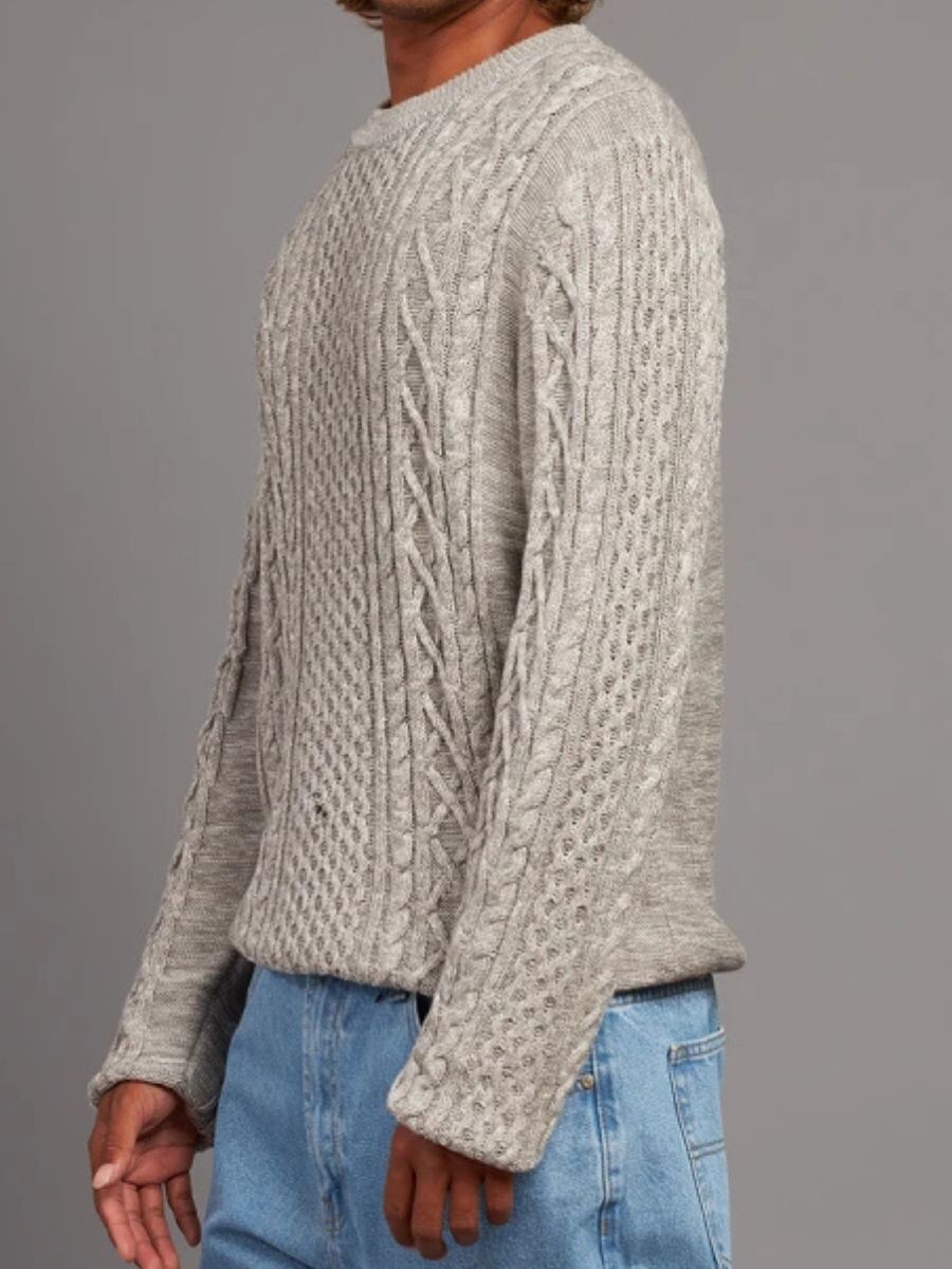 SWEATER LEIVA RUSTY - Gris 