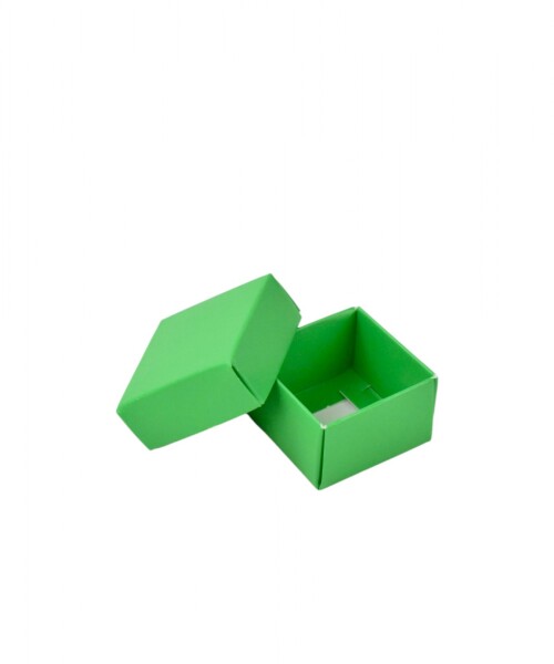Caja eco 01 - 4x4x2,5 cm. VERDE BENETTON