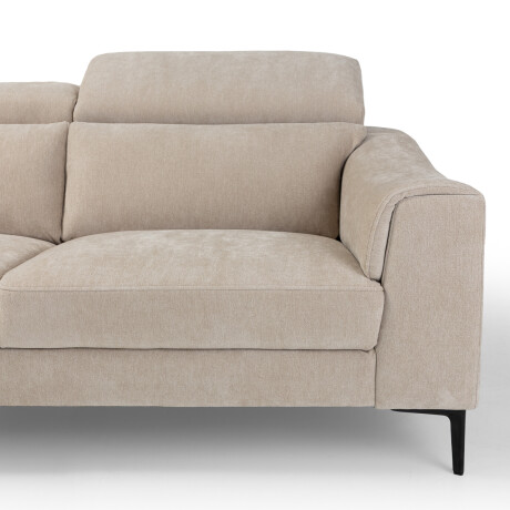 Rinconera Luke - Tela Microfibra - Chaise Izquierda 6686-4 Beige