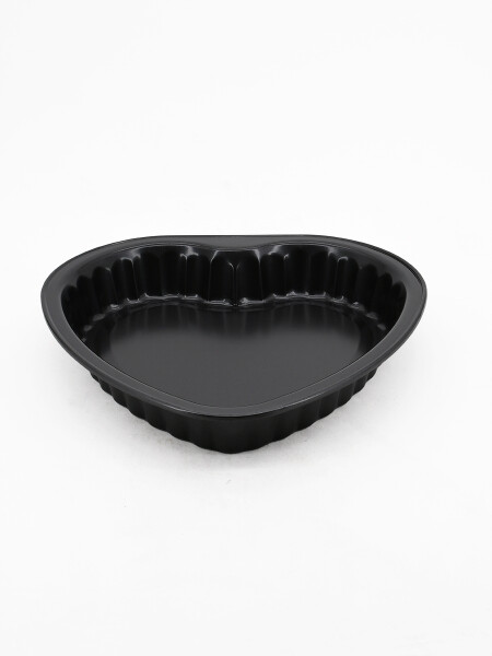 ASADERA FORMA CORAZON NEGRO