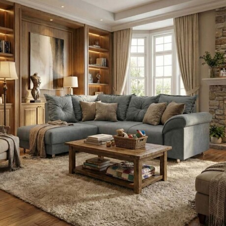 Sillón Esquinero 5 lugares - Bari - Grafito 5457 Sillón Esquinero 5 lugares - Bari - Grafito 5457