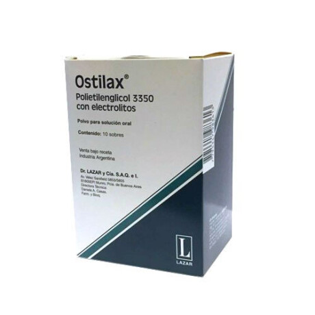 Ostilax 10 Sobres – Laxante Suave Ostilax 10 Sobres – Laxante Suave