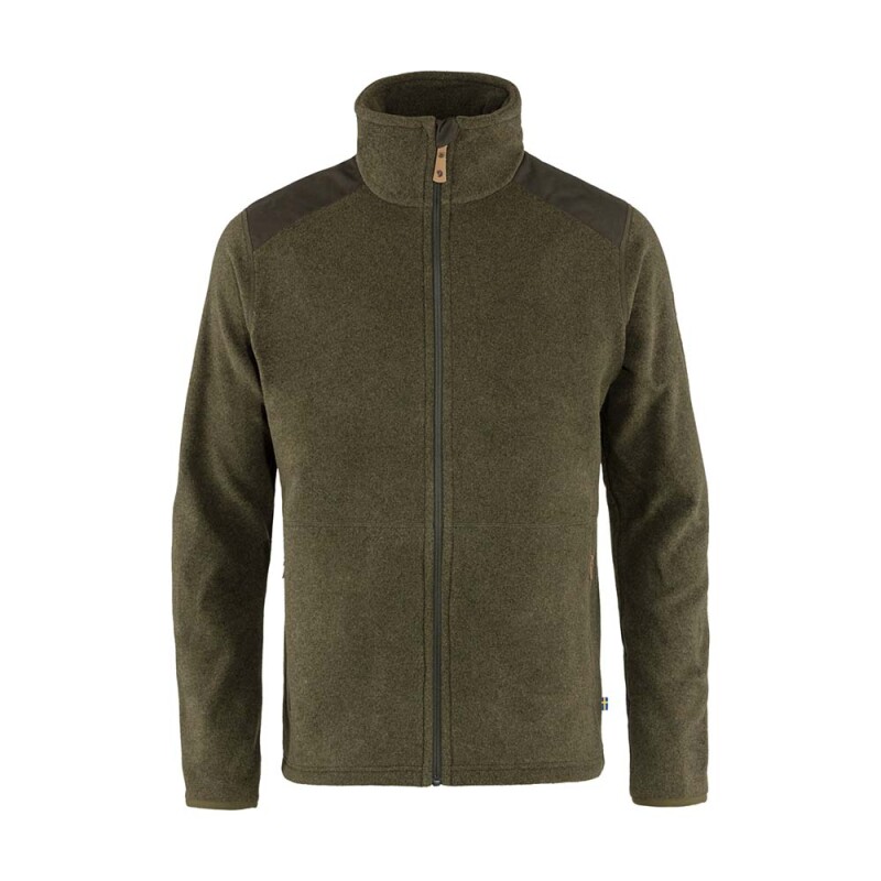 Polerón Fjallraven Sten Fleece Hombre Dark Olive