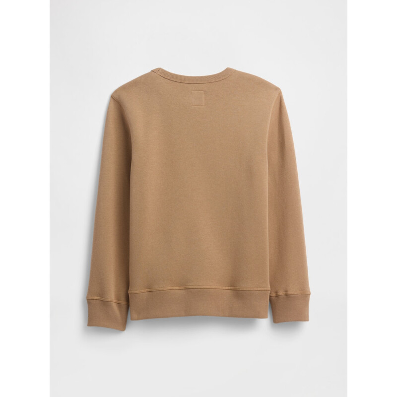 V-FA LOGO CREW CAMEL HAIR