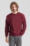 Buzo deportivo clásico escote redondo - UNISEX BORDO
