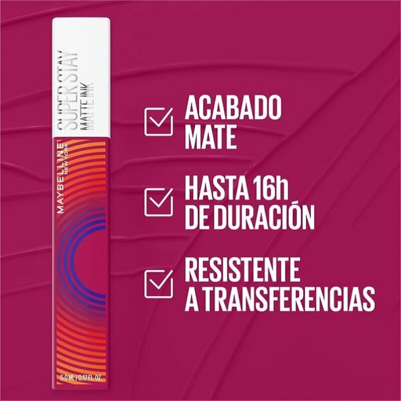 Labial Maybelline Superstay Matte Ink Entertainer Labial Maybelline Superstay Matte Ink Entertainer