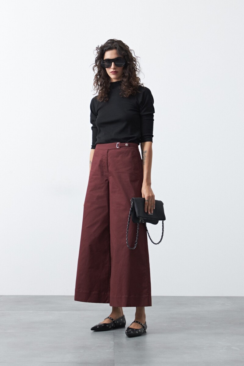 PANTALÓN LOUIZI Bordó