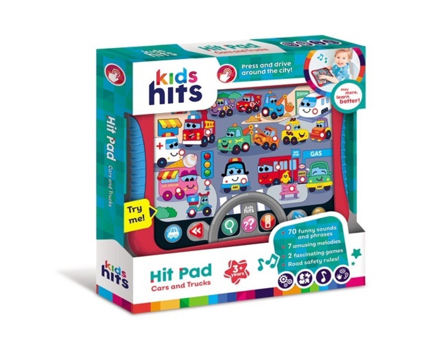 KIDS HITS - Tablet Automóviles y Camiones - KH01/008 
