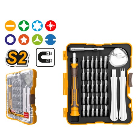 Set X37 Destornilladores De Precision Ingco Hksdb0378 Ub 001