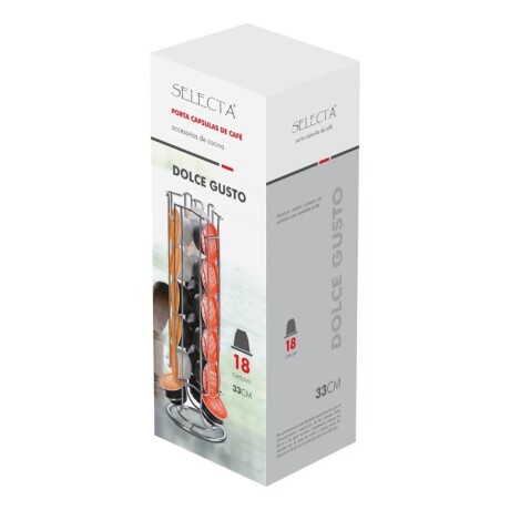 Soporte Fijo para 24 Cápsulas Acero Inoxidable 001