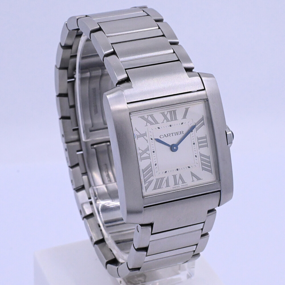 Cartier Tank Francaise mediano WSTA0074 quartz con estuche. Cartier Tank Francaise mediano WSTA0074 quartz con estuche.