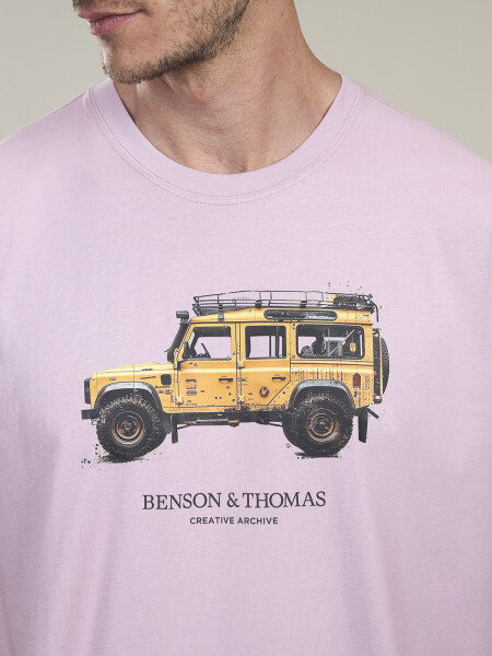 T-SHIRT TRUCK OLD ROSE
