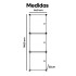 Armario Organizador de Zapatos IMBACK IBK-PLC007 | 3 Pisos, 3 Puertas Esmeriladas, Compacto y Versátil Blanco Armario Organizador de Zapatos IMBACK IBK-PLC007 | 3 Pisos, 3 Puertas Esmeriladas, Compacto y Versátil Blanco