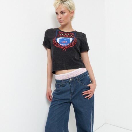 REMERA SPORTS LEAGUE Negro