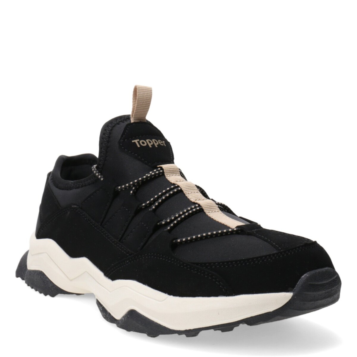 Championes Unisex Topper Serra Outdoor - Negro - Beige 