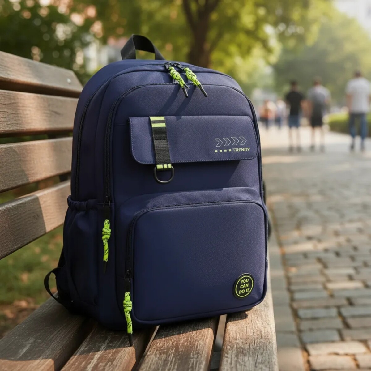 Mochila Trendy Urbana Juvenil Liviana - Azul 