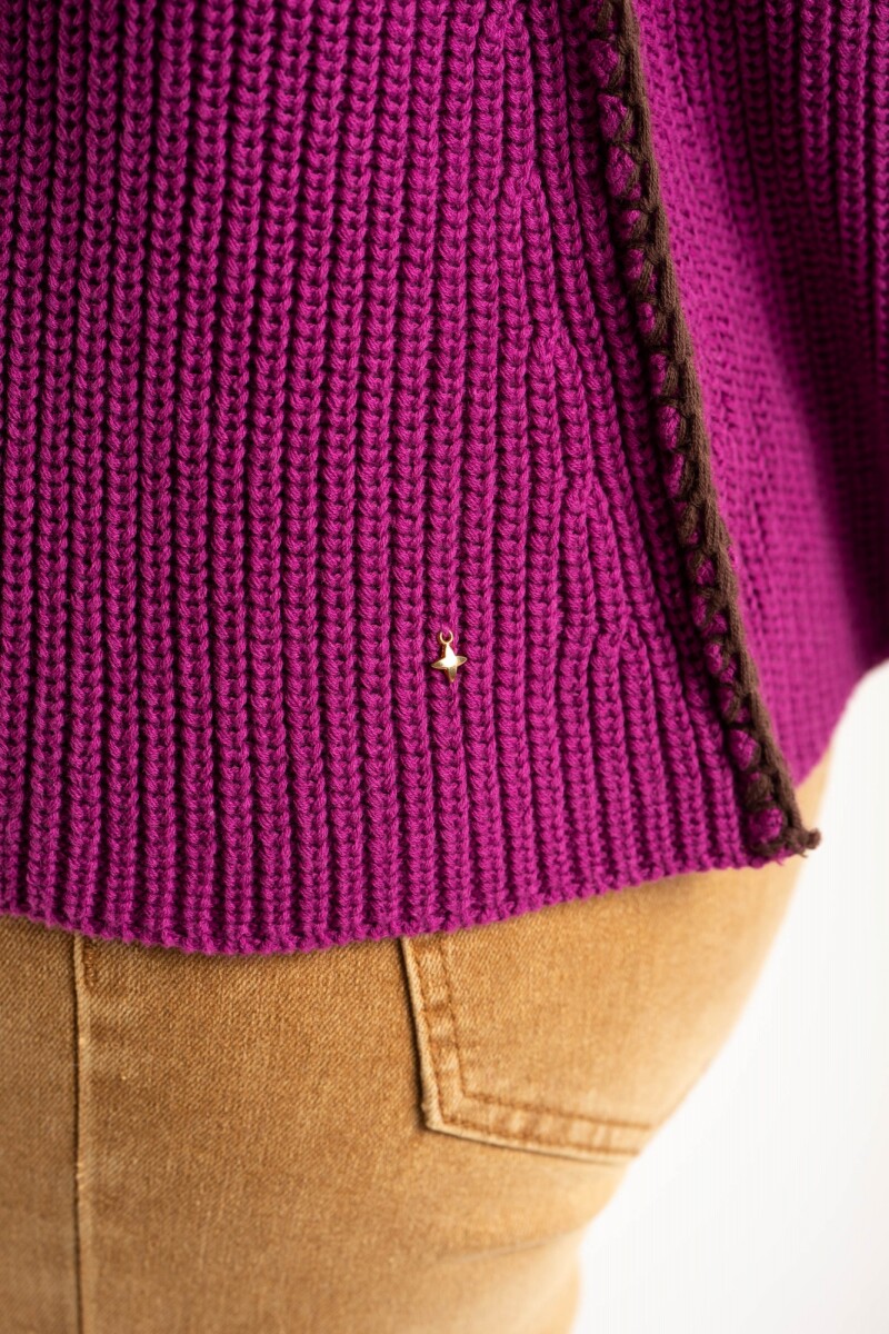 Sweater Algodon Magenta