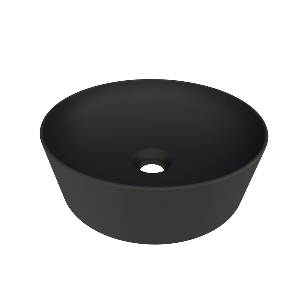 BACHA EN CERÁMICA MODELO MALTA NEGRO Bacha En Cerámica Modelo Malta Negro