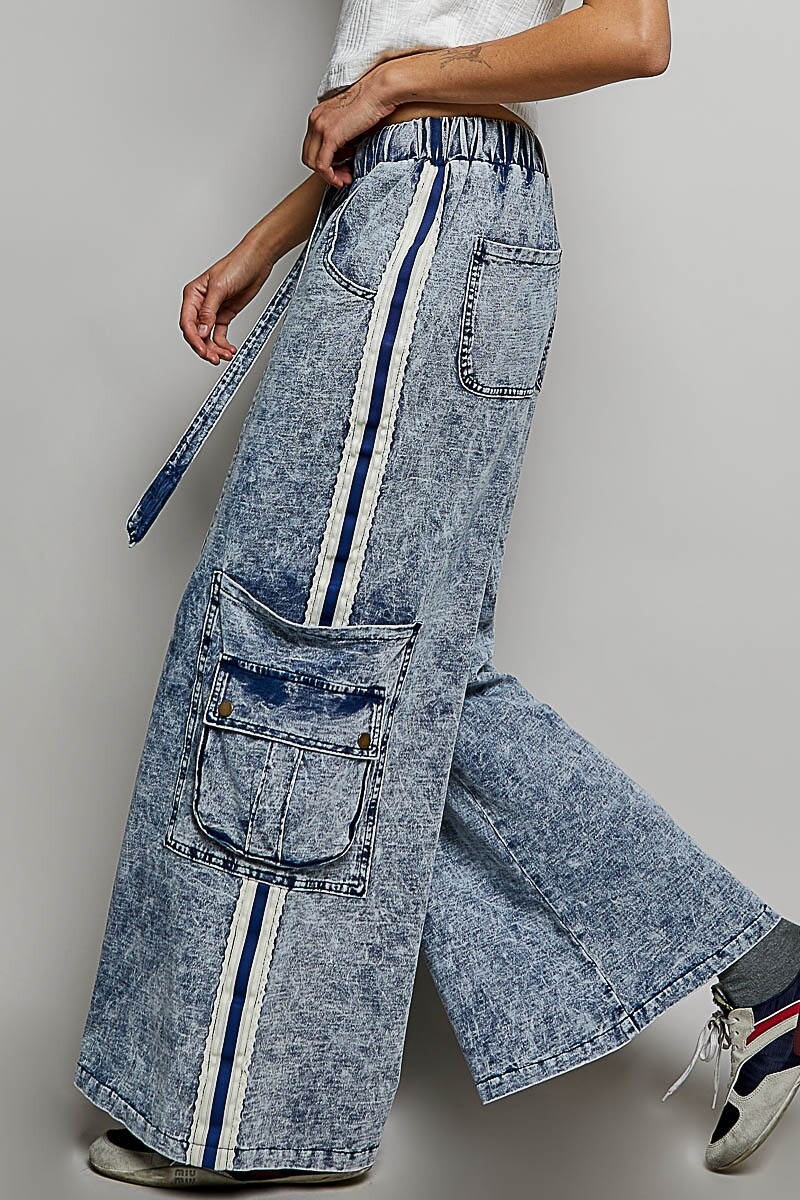 PANTALON ANCHO Denim
