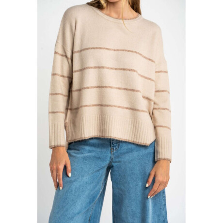 Sweater Rayado Mocha