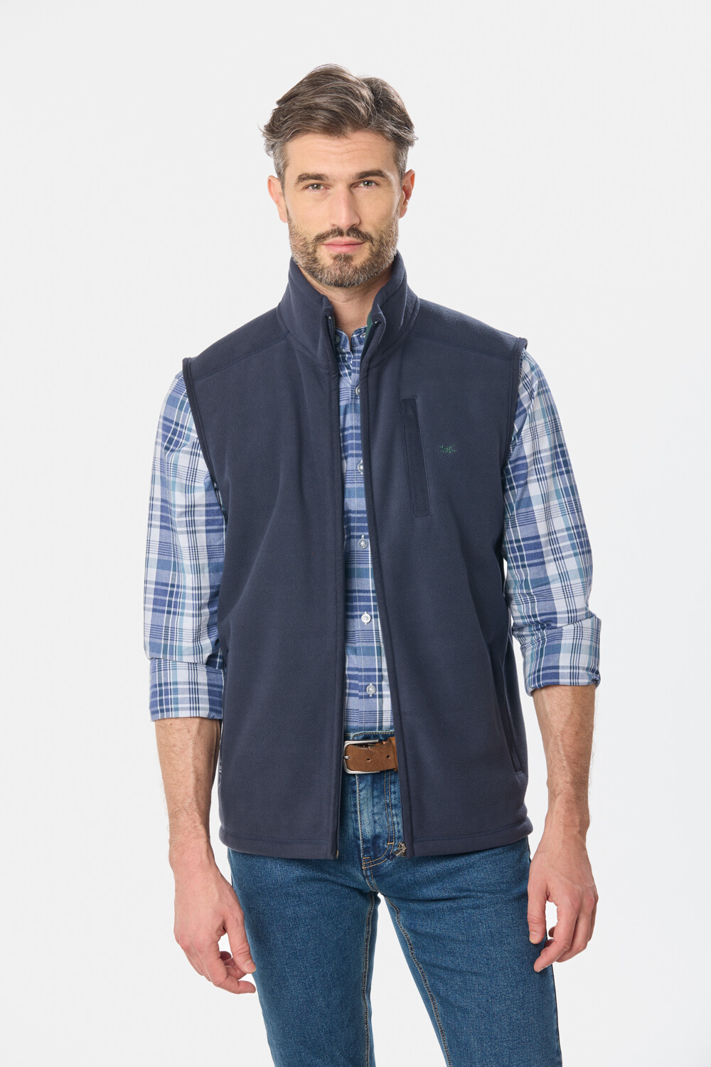 CHALECO POLAR DE ABRIGO Azul