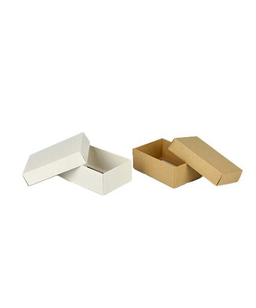 Caja eco 03 - 8x12x4,5 cm. REVERSIBLE BLANCO - MADERA