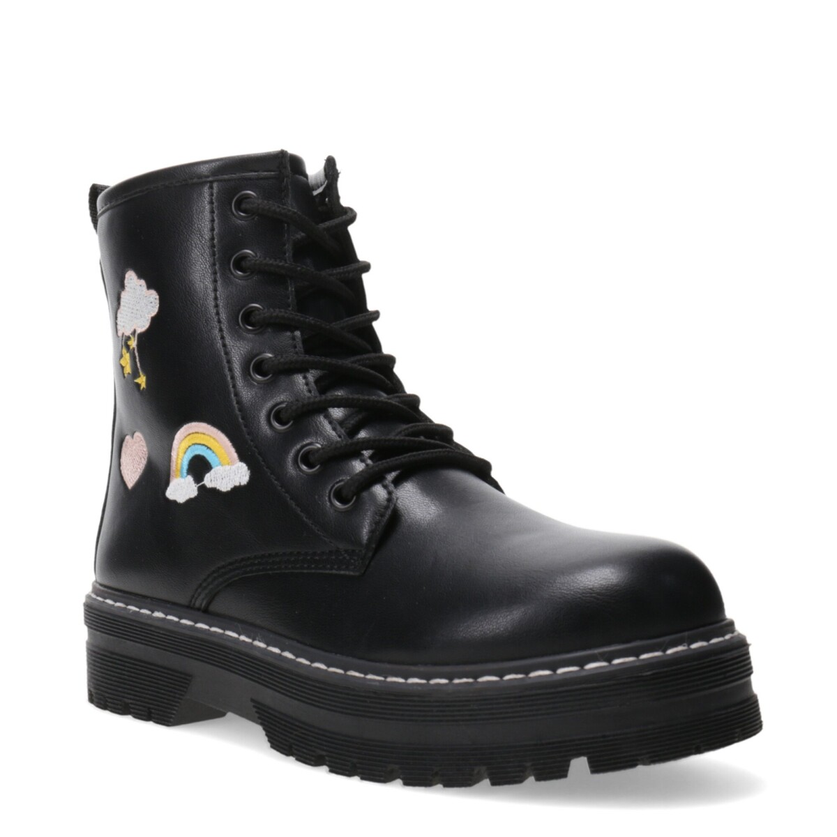 Botas de Niña MINI Miss Carol LEAVEN acordonada - Negro 