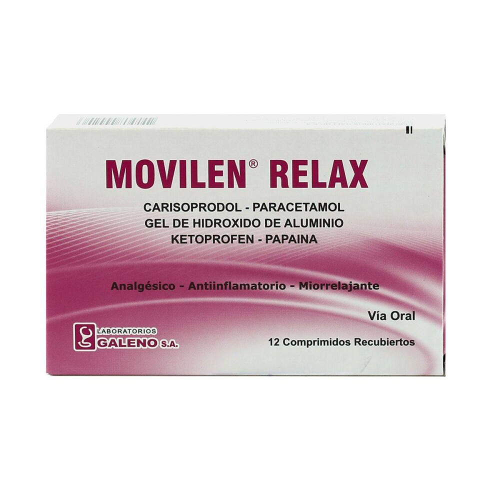 MOVILEN RELAX NF CJ X 12 COMPRIMIDOS única