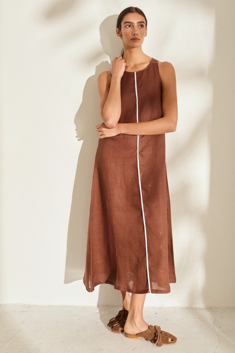 PRE VENTA VESTIDO BRISA Chocolate