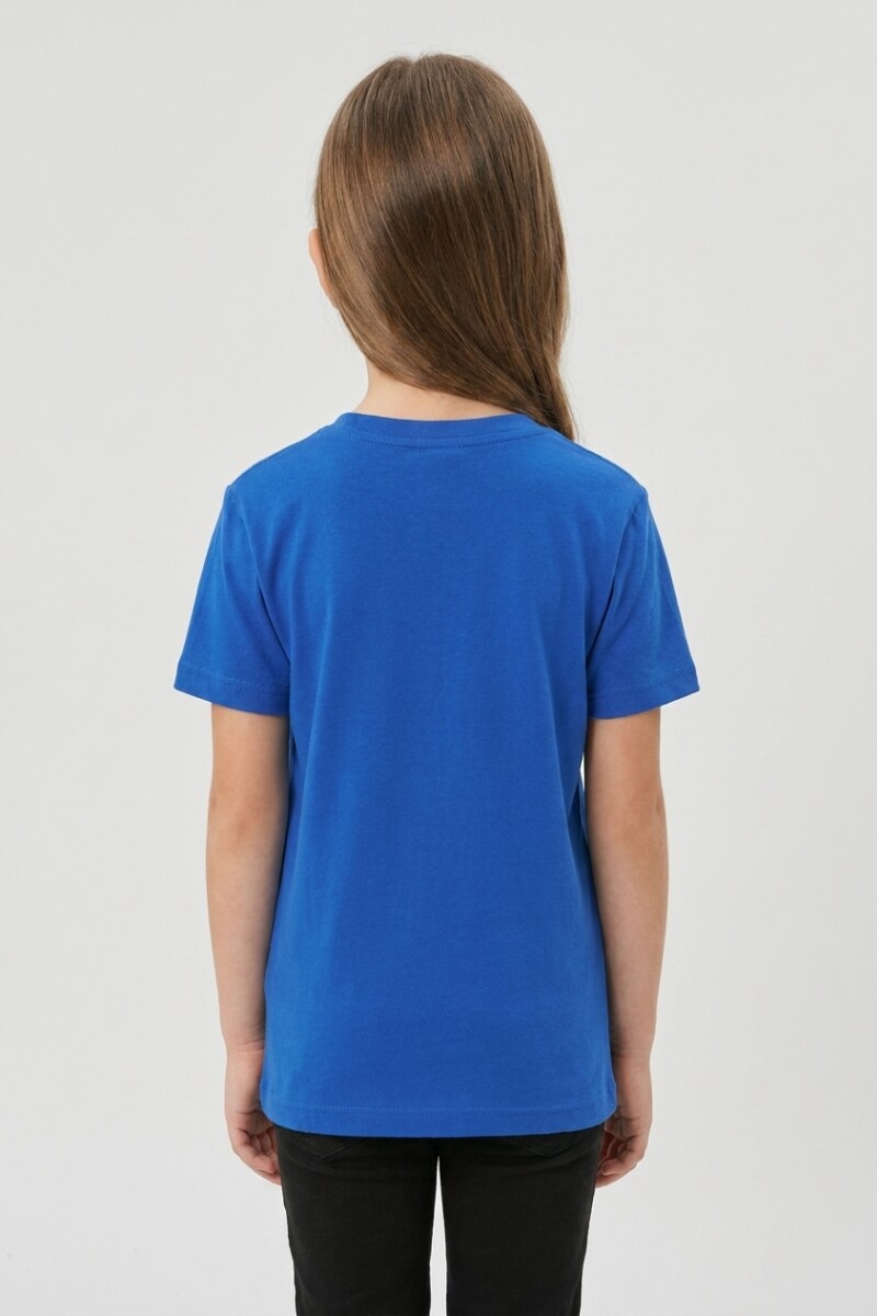 Remera cuello redondo ICONIC 150 - UNISEX AZUL OSCURO
