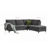 Sillón Esquinero Living - Roma Gris