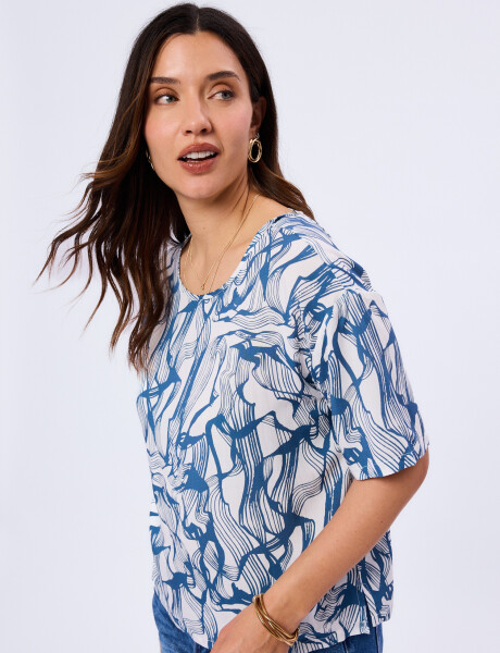 Blusa estampada Estela DISEÑO 1