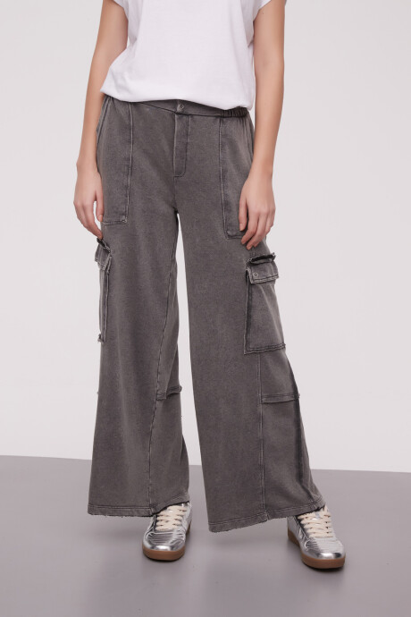 Pantalon Shuain Gris Medio