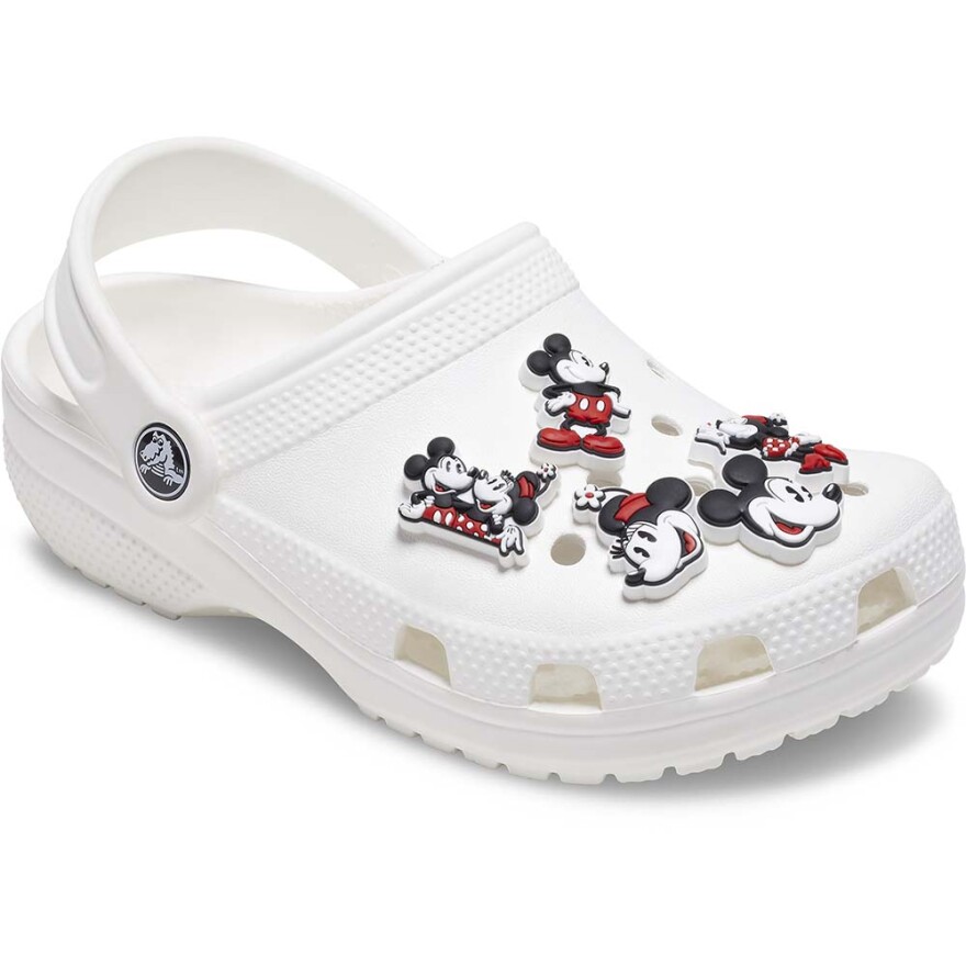 Jibbitz Mickey and Minnie PVC 5 Pack Multicolor