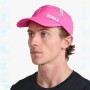 Run Cap - Unisex Fuchsia/white