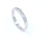 Anillo oro 18k blanco y brillantes Anillo oro 18k blanco y brillantes
