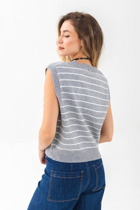 Chaleco Sasha Gris