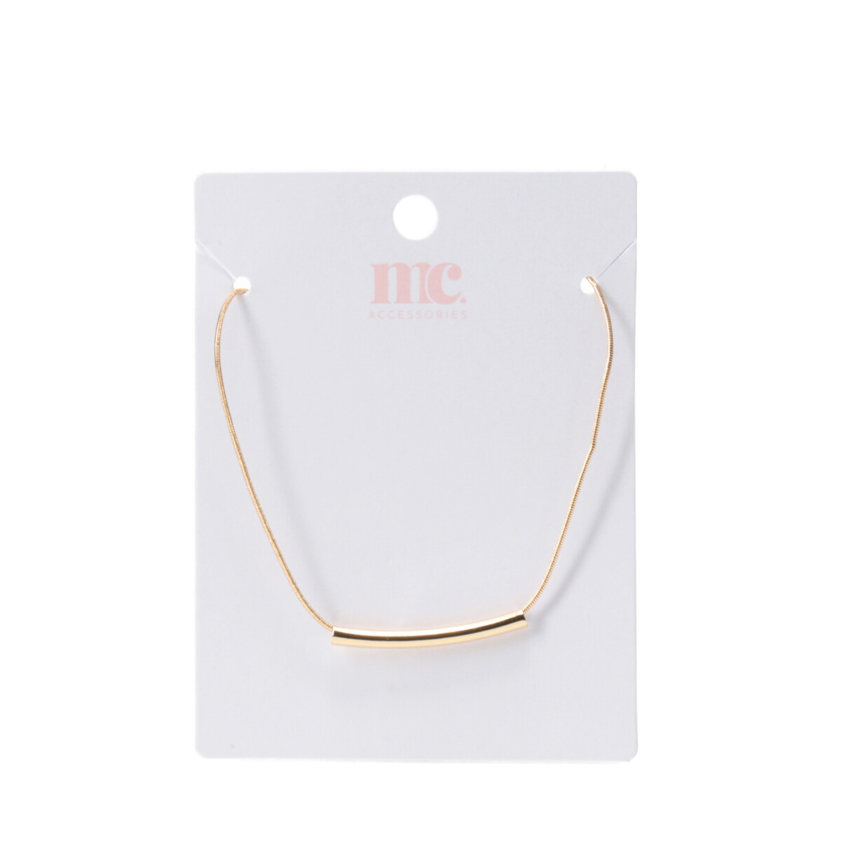 Collar de Mujer Miss Carol cadena con pieza metalica MissCarol - Dorado 