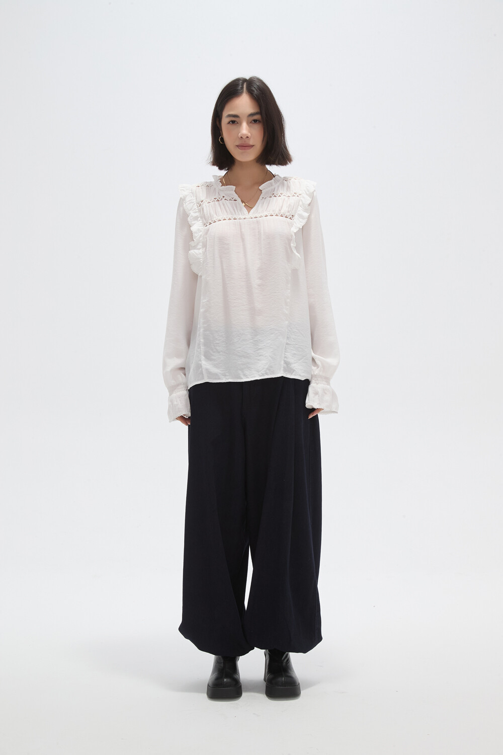 Blusa Tiren Marfil / Off White