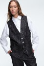 CHALECO LENTEJUELA Negro