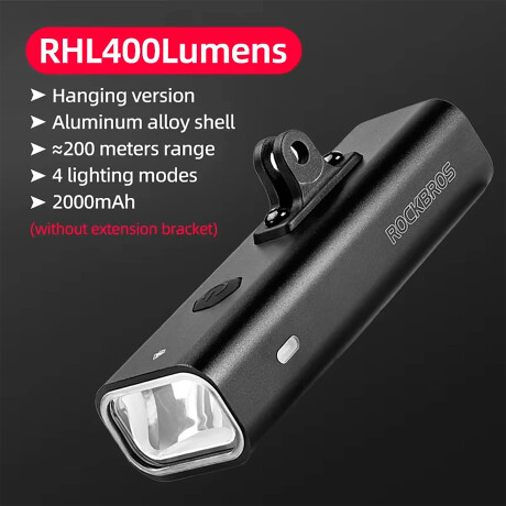 Linterna Led Rockbros RHL400 IPX6 400 Lúmenes 001